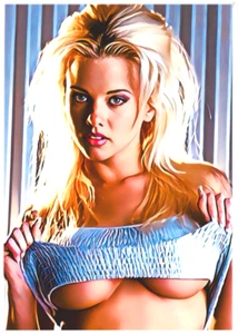 CHLOE JONES * Custom ACEO * Fun Novelty * SEXY CELEBRITY * Art Card * ATC - Bild 1 von 2