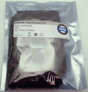 Genuine HID IP65GSKT-RK40 iCLASS SE RK40 IP65 Gasket Pack - 7 Gaskets - Picture 1 of 2