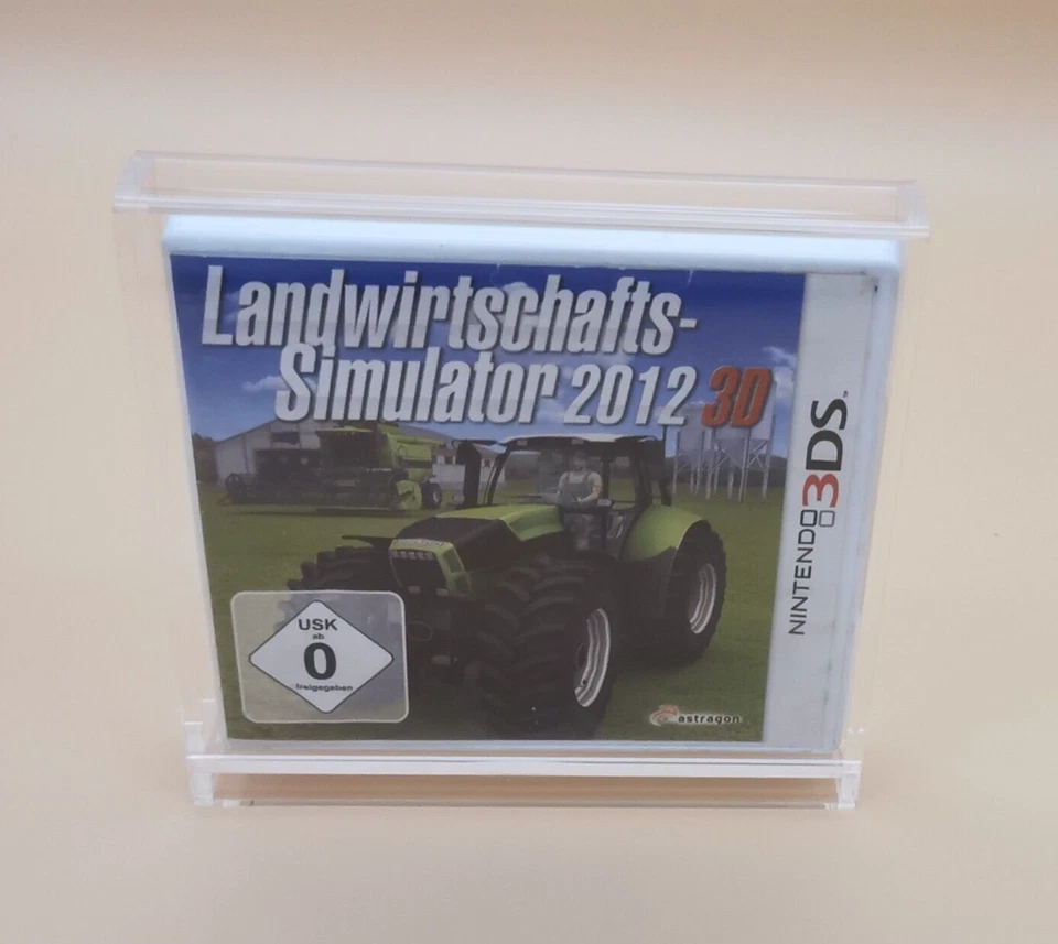 SUPREME-PROTECT Acryl Schutz UV Box Case für Nintendo 3DS Spiele in OVP 3DS Game Protection Box