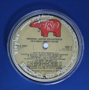 6 Sechs LP Schallplatten Label Getränk Untersetzer Vinylux/Saturday Night Fever ~ Cha Cha Folie - Bild 1 von 6