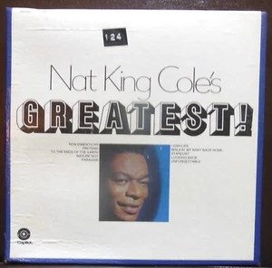 Nat King Cole's Greatest! 4 Track 3 3/4 IPS Reel to Reel Tape - Bild 1 von 6