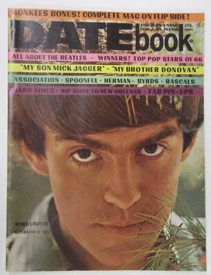 Jan 1967 DATEBOOK MAGAZINE w/MONKEES Bonus Beatles Spoonful Byrds Rascals  s7 - Image 1 of 4