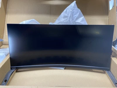 Lenovo Curved Monitor ThinkVision T34W-30 34" Wide LCD Display - Black - Image 1 of 4