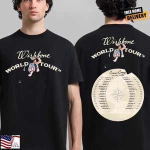 Conan Gray Wishbone World Tour 2026 Two Sided T-Shirt - Picture 1 of 3