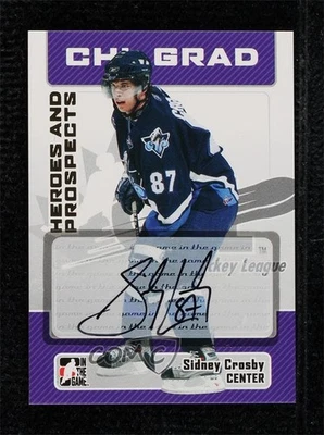 2006-07 ITG Heroes and Prospects Auto Sidney Crosby #A-SC1 Auto - Image 1 of 2
