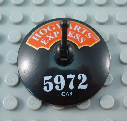 LEGO Black Hogwarts Express Train 4x4 Decorated Dish - Image 1 of 1