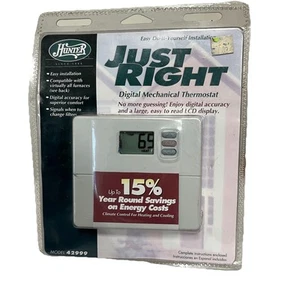 New HUNTER Just Right Dyi Digital Thermostat 42999 Heating Air Conditioning - Picture 1 of 10