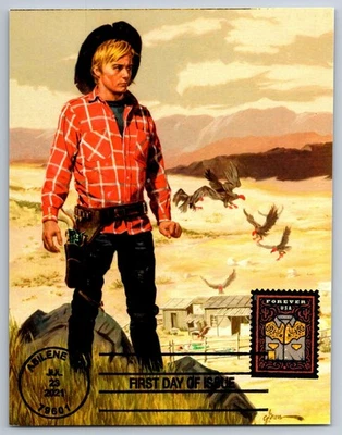 #5618 Western Wear Shirt FDC Maxi Card - Image 1 of 2