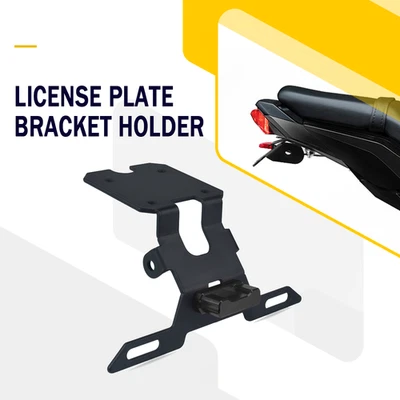 Black Motorcycle motorcycle License Plate Bracket Holder For Yamaha YZF R15 V3 - Image 1 of 4