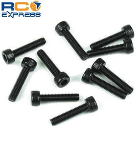 Tekno RC M3x18mm Cap Head Screws- Black 10pcs TKR1528 - Picture 1 of 1