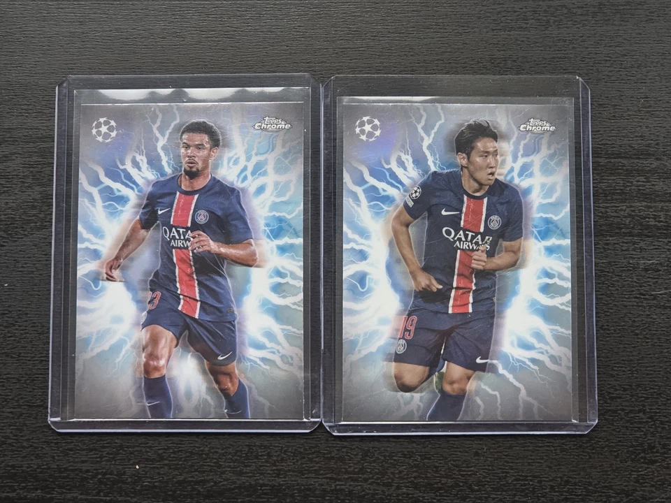 Warren Emery Kang In Lee High Voltage SSP 2025 Topps Chrome UEFA LOT PSG - Bild 1 von 1