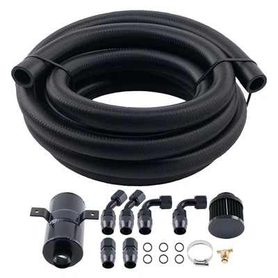 750ml ( 0.75L) Aceite Depósito Lata con 10AN kit de accesorios de manguera - Imagen 1 de 4