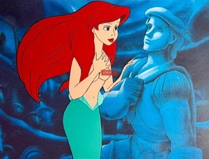 Little Mermaid Ariel Nude Adult Hand painted Animation Cel With Prince Eric - Picture 1 of 2