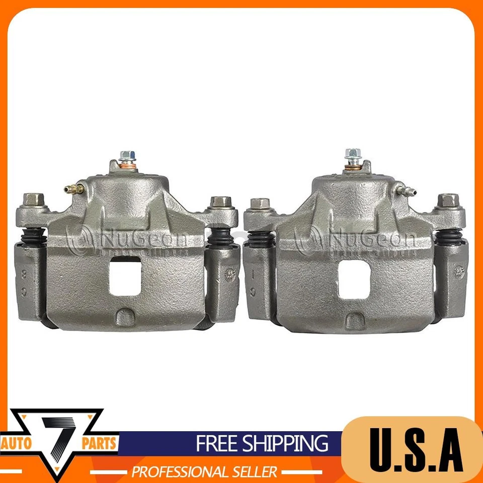 Pinza de freno de disco delantera izquierda derecha 2 piezas para Dodge Stratus 2001-2005 Foto 1 de 4