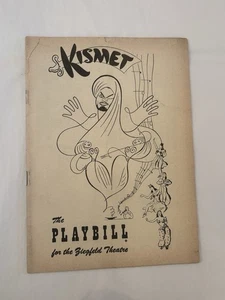 KISMET PLAYBILL ALFRED DRAKE DORETTA MORROW JOAN DIENER 1954 Borodin - Imagen 1 de 8