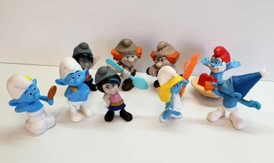 The Smurfs 2 Movie Lot of 9 - McDonalds Happy Meal Toys (2013) - image 1 of 4