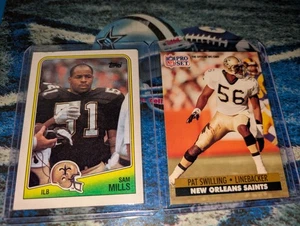 Pat Swilling 1988 Topps Rookie #66& Pro- Set New Orleans Saints🔥Lot🏈FREE SHIP - Picture 1 of 6