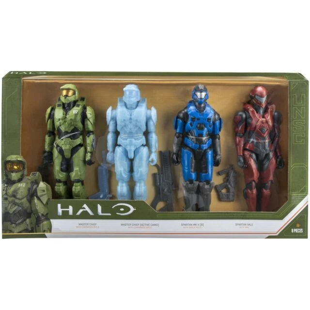 Wicked Cool Toys World of Halo Anniversary Action Figure Multipack - 4-Pack