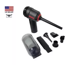 HY-IMPACT 2-in-1 Compressed Air Duster & Vacuum Rechargeable Blow Dust Off CPU + - Picture 1 of 7