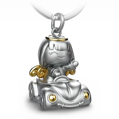 FABACH "Carla" im Auto - Schutzengel Schlüsselanhänger, Fahranfänger Auto Glücksbringer