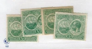 Bermuda (MK7844) # 56 F-MH 1/2d 4 KGV SEAL OF COLONY //GREEN CV 38 $ - Bild 1 von 1