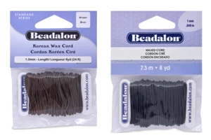Beadalon® Gewachste Schnur Geflochten Dacron® Textur 7m/8yd * versch. Farben - Picture 1 of 3