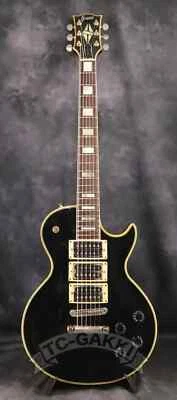 Guitarra eléctrica personalizada Greco 1979 EG600PB Peter Frampton negra hecha en Japón LP vintage Foto 1 de 4