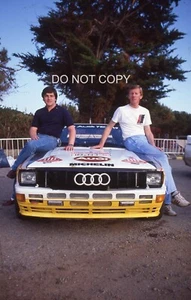 AUDI QUATTRO WALTER ROHRL WORLD RALLY 1984 35mm SLIDE PHOTOGRAPH - Picture 1 of 3