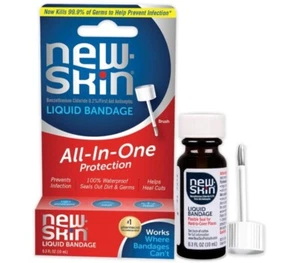 New-Skin Liquid Bandage Liquid Bandage for Cuts and Minor Scrapes, 0.3 Ounce - Picture 1 of 6