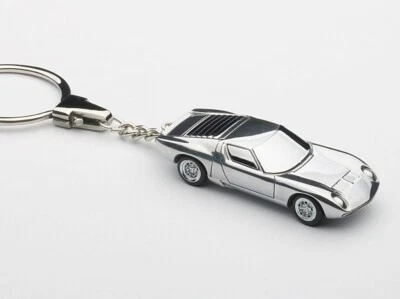 AUTOart Keychain  Lamborghini Miura SV  Aluminium 1/87 (NO BBR,MR,NOREV,CMC) - Immagine 1 di 3