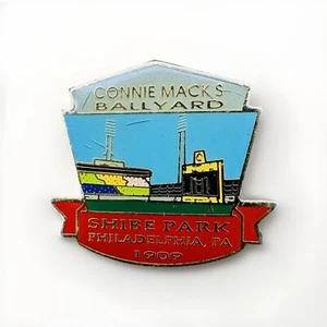 Connie Mack Ballyard Shibe Park Philadelphia PA Lapel Hat Pin MLB Baseball V - Picture 1 of 5