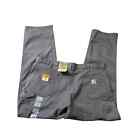 NWT Men's Utility work pant relaxed fit - rugged flex duck dungaree 44 x 34