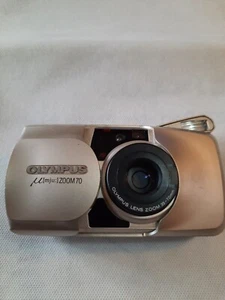 Vintage Olympus M(mju) ZOOM 70 35mm Point-Shoot Compact Film Camera TESTED - Picture 1 of 20