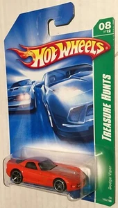MOMC 2008 Hot Wheels #168 Treasure Hunt T-Hunt arancione Dodge Viper #08 - Foto 1 di 1