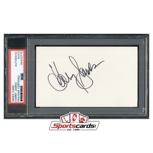 Harry James Actor D.1983 Signed 3x5 Index Card PSA/DNA Auto 