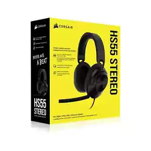 CORSAIR HS55 Stereo Gaming Headset w/ Built In Mic for PC PS4, PS5, Switch, Xbox - Picture 1 of 5
