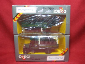 Corgi FACTORY TRADE PACK x4 Swan Lager Thornycroft Beer Truck Vintage 1:43 Scale - Picture 1 of 6