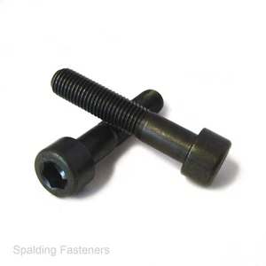 M10 X 1 & M12 X 1.25 Metric Fine Socket Cap Bolt Screws 12.9 High Tensile Steel - Picture 1 of 2