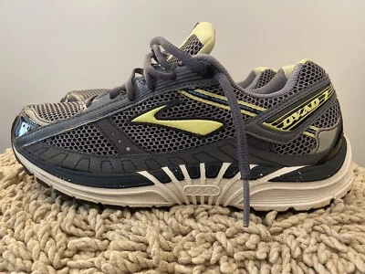 Brooks Dyad 7, Gray/Yellow, Womens Running Shoes, Size 11 - Image 1 of 4