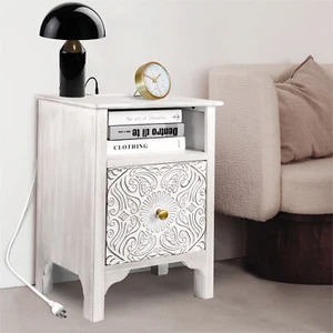 Small Night Stand Cupboards Sideboards Buffets Living Bedroom Rooms Wood Table - Picture 1 of 9