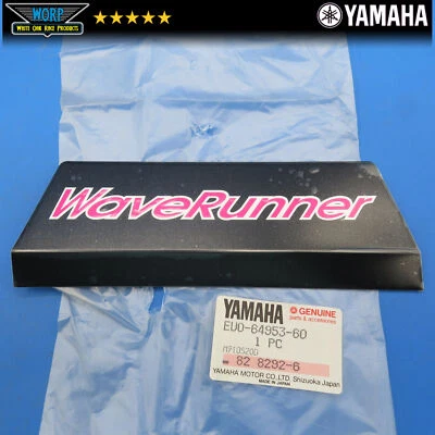 NOS OEM YAMAHA WAVERUNNER WR 500 650 INSIGNIA CALCOMANÍA PLACA ADHESIVA EU0-64953-60-00 Foto 1 de 3