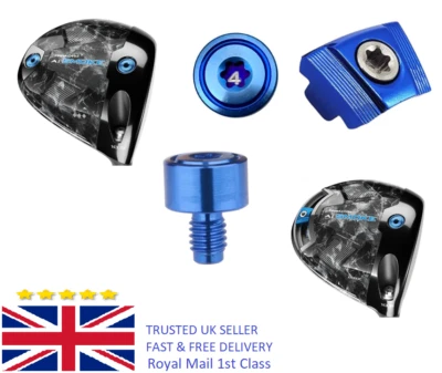 Callaway Paradym Ai Smoke Max Diamond Golf Driver Gewichte 2g - 18g UK Lager