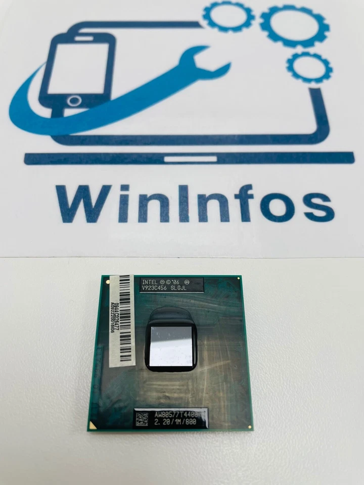 Processor CPU Intel Core 2 Duo SLGJL AW80577T4400 MSI CX600 (MS-1682) - Image 1 of 1