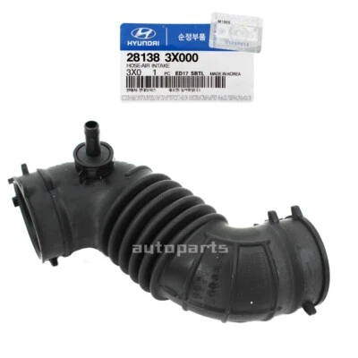 GENUINE 281383X000 AIR INTAKE HOSE For HYUNDAI ACCENT VELOSER KIA RIO 2012-2017 - Image 1 of 3