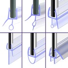 Glass Shower Bath Screen Door Seal Rubber Strip Gap 4 - 26 mm
