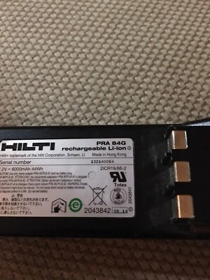 BATERÍA HILTI PRA 84 G PARA PRI 36 PRA 84G PRI36 PRE 3 PR 2-HS 35 PR 30-HVS Foto 1 de 3