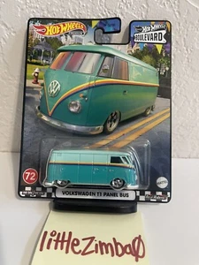 HOT WHEELS PREMIUM BOULEVARD VOLKSWAGEN T1 PANEL BUS #72 HKF18 FAST SHIPPING 🚚 - Picture 1 of 3