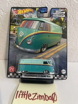 HOT WHEELS PREMIUM BOULEVARD VOLKSWAGEN T1 PANEL BUS #72 HKF18 FAST SHIPPING 🚚 - Image 1 of 3