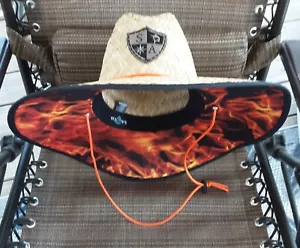 Sombrero de sol de paja de ala ancha SA Heat Wave. - Imagen 1 de 3