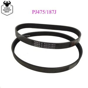 VEGA V-Belt PJ475 187J 3/4/5/6/7 costillas cinta de correr cinta de motor correa de transmisión de goma - Imagen 1 de 3